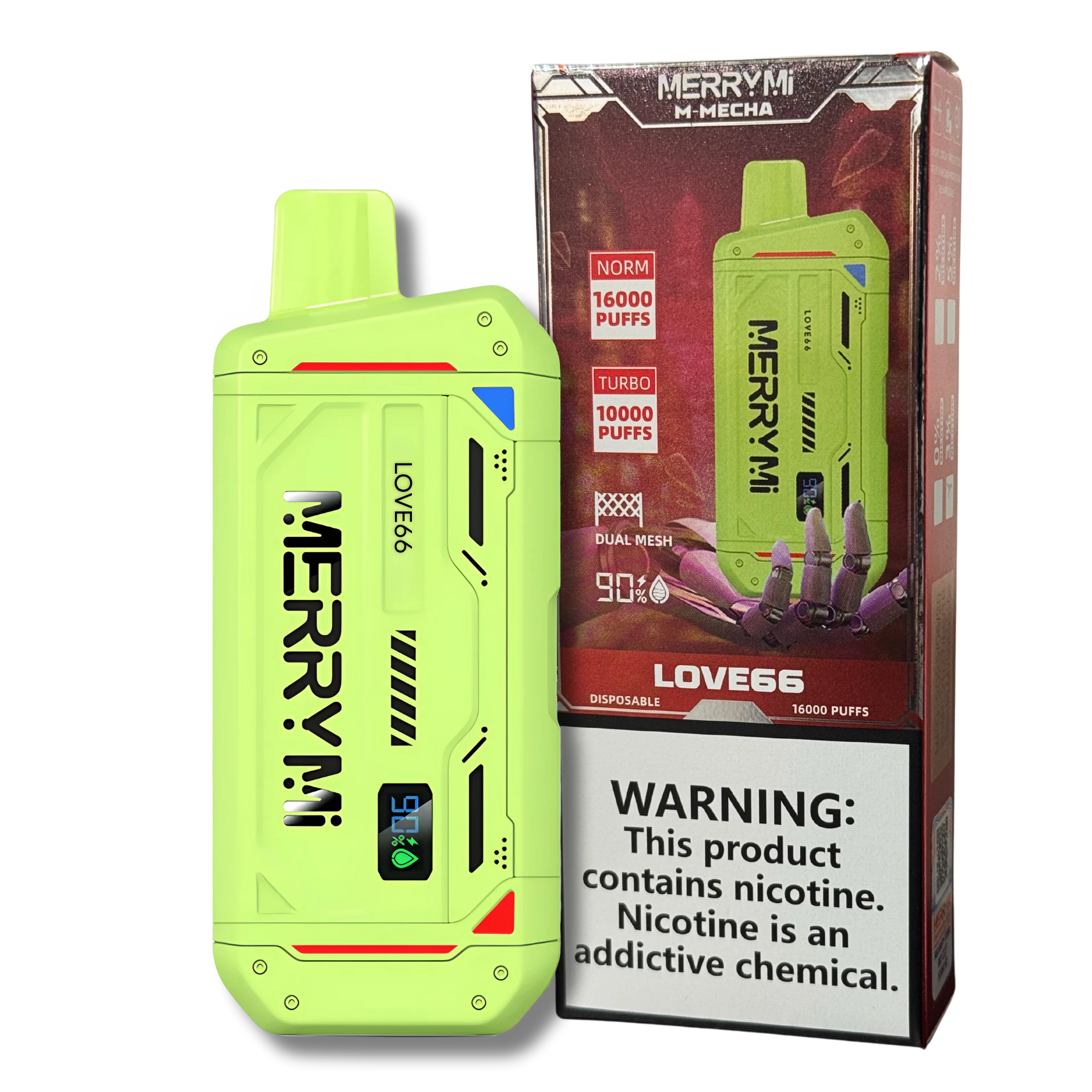 E-papierosy jednorazowe MerryMi M-Mecha 16K | WaWaMix | e-papieros, jednorazówki, jednorazówka